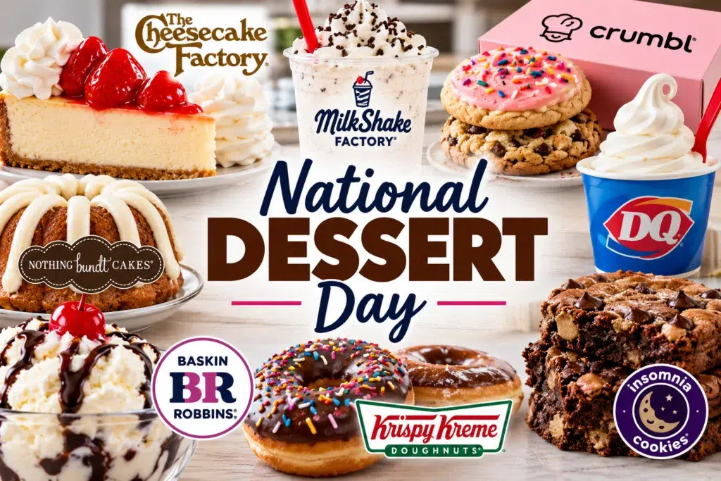national dessert day collage
