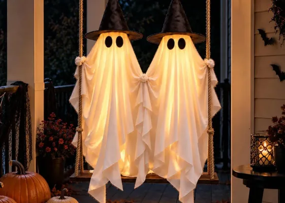 Halloween Swinging Ghost Outdoor Decor e1793109402314 Halloween Swinging Ghost Outdoor Decor e1793109402314