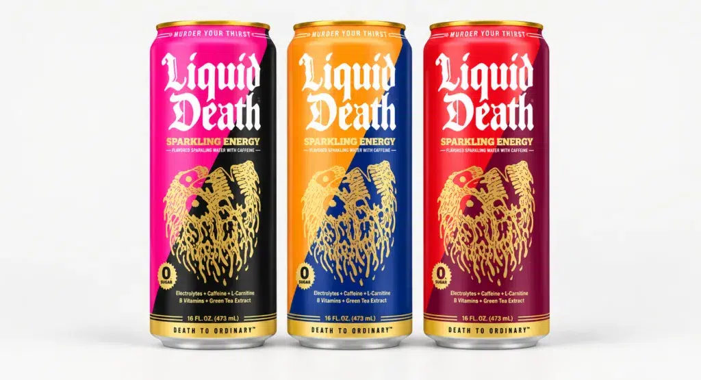 liquid death sparkling energy can