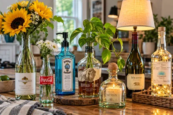 Creative Ways to Reuse Pretty Glass Bottles Creative Ways to Reuse Pretty Glass Bottles