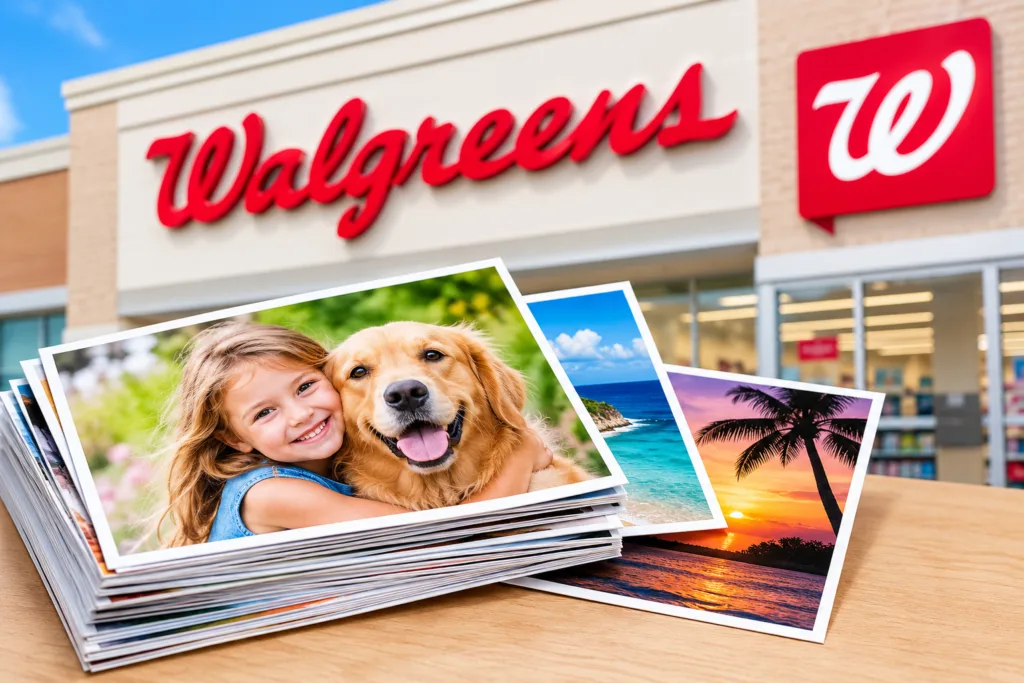 walgreens photo prints by the storefront